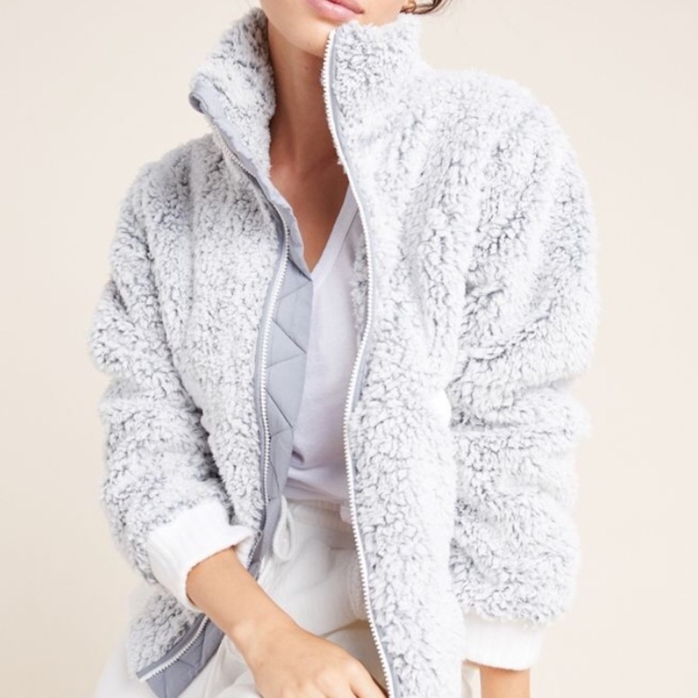 Anthropologie Whitney Sherpa Jacket